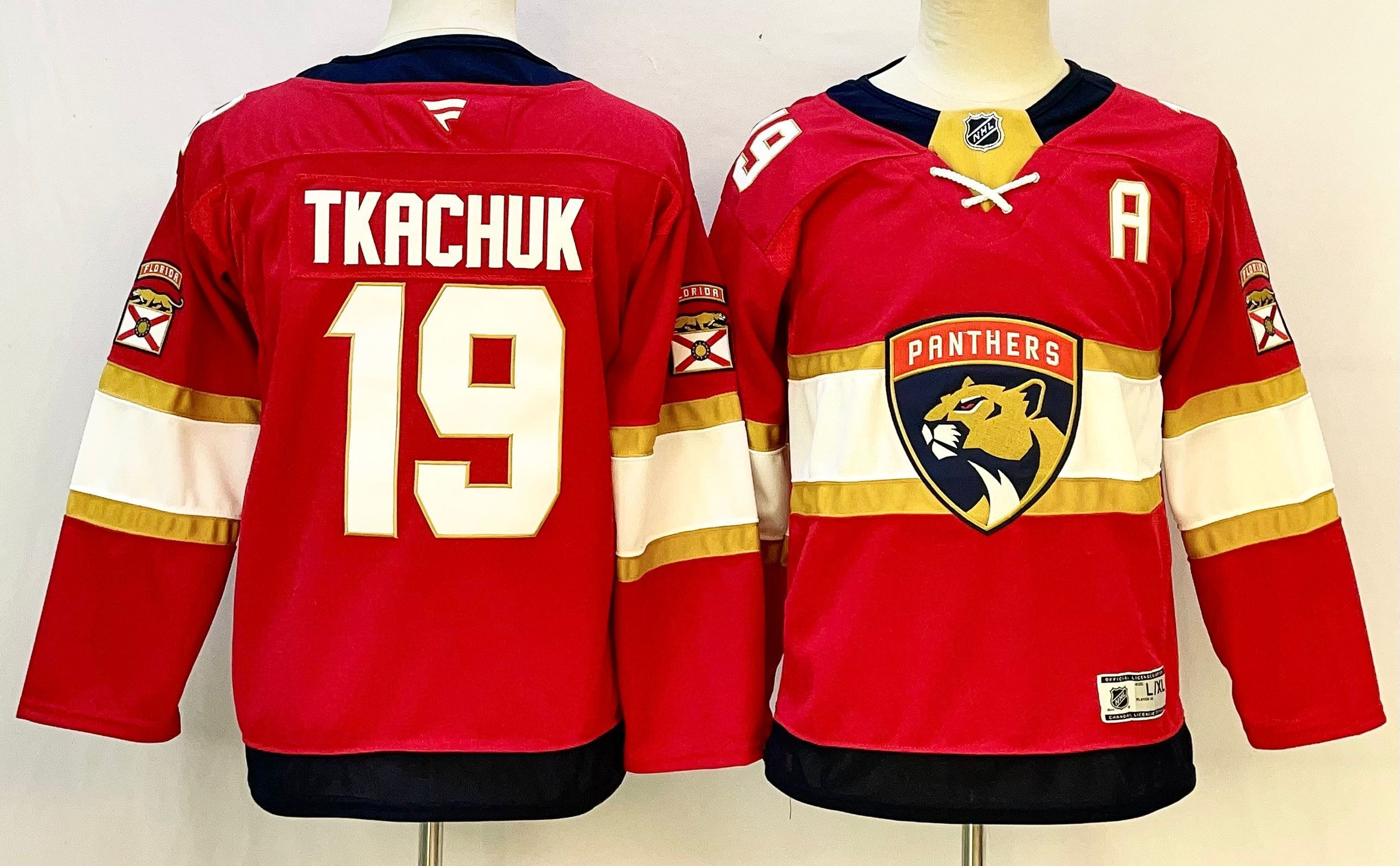 Youth Florida Panthers #19 Tkachuk Red 2026 Adidias NHL Jersey style 001